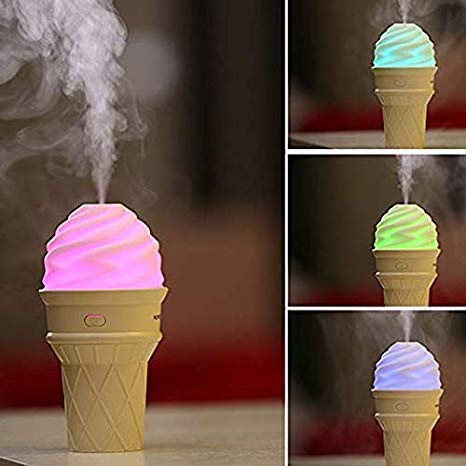 0396 Ice Cream Design LED Humidifier for Freshening Air & Fragrance (Multicoloured) 0396 Ice Cream Design LED Humidifier for Freshening Air & Fragrance (Multicoloured)